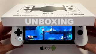 Unboxing LeadJoy M1C+ for IOS and Android USB TYPE C Mobile Controller