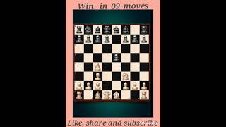 How to checkmate your opponent just 09 moves|| #shorts  #shortsvideo