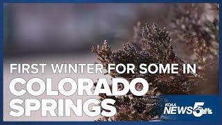 As Colorado Springs continues to grow, this may be some people's first winter in Colorado