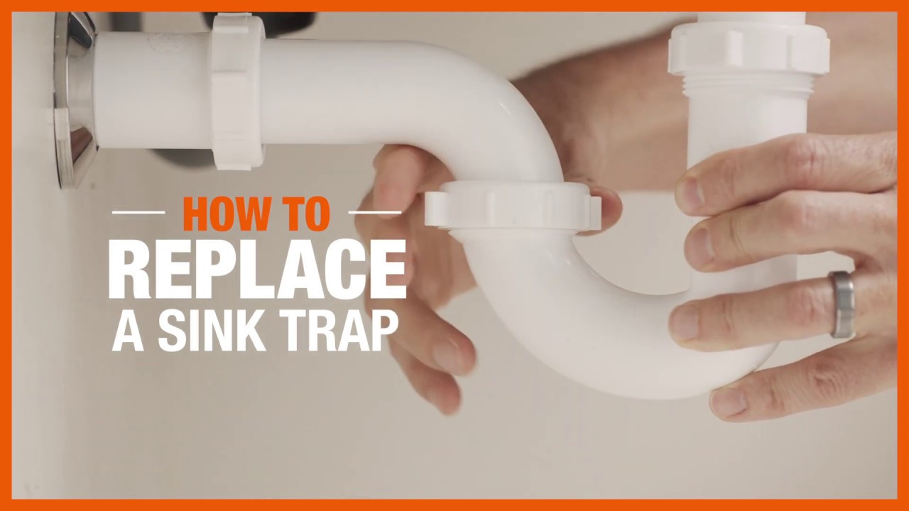 How To Replace A Sink Trap | Plumbing | The Home Depot - YouTube