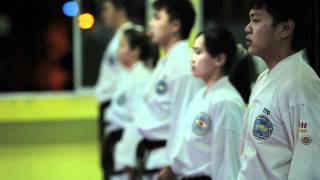 Taekwondo Training Inside Sarawak TKD ITF