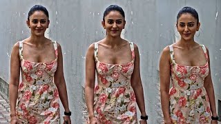 Rakul Preet Singh Looking Super Hot In Dress At Tips Office 😍🔥💃