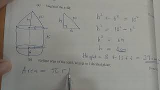 KCSE 2021 - SURFACE AREA AND VOLUME