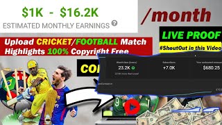 Upload Football/Cricket Highlights Video on YouTube 2022 without Copyright | Copy Paste Videos
