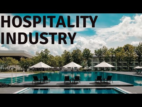 What four broad industry segments are encompassed by the hospitality and tourism industry?