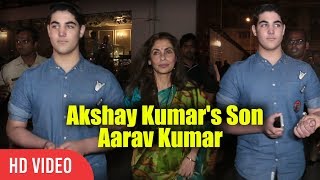 Akshay Kumar's Son Aarav Kumar With Grandmother Dimple Kapadia | Junior Khiladi