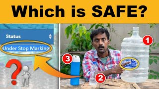 பாதுகாப்பான WATER BOTTLE-ல கண்டுபிடிக்கும் எளிய வழி👌| Expiry Date விஷயத்தில் நடக்கும் மோசடி