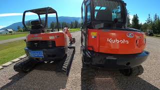 Kubota U35 vs  KX040