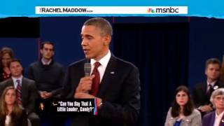Rachel Maddow Explains Right-Wing Anti-Obama Conspiracy Theories (Oct. 16, 2012)