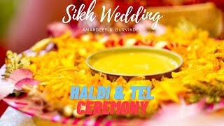 Sikh Wedding Cermeony Tel & Dai Aman & Gurvinder HighLights Wedding