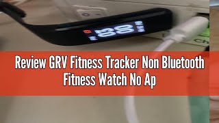 Review GRV Fitness Tracker Non Bluetooth Fitness Watch No App No Phone Required Waterproof Pedometer