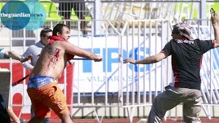 Football fights: fans riot during football match in Chile