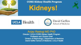 UCLA CORE Kidney | Diet & Nutrition: What You Should Know! | Anjay Rastogi, MD PhD