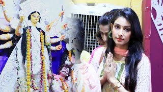 Navneet Kaur Dhillon, Hansa Singh At Colors Malad West Sarbojonin Durgotsav 2019