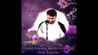 ya Allah. Rəcəb ayı orucu.