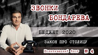 Закон про столицу, Бюджет 2020, Конфликт \