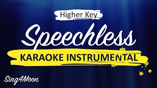 Speechless – Naomi Scott/Aladdin (Piano Karaoke Instrumental) Higher Key