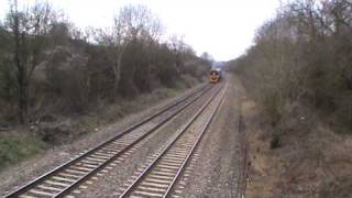 FGW 158 passes under Durley Lane footbridge with typical two tone!