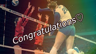 Volleyball ▸ Thayer Hall ✘ Congratulations ♡