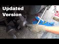 Wheel bearing replacement on site without dismantling the hub carrier