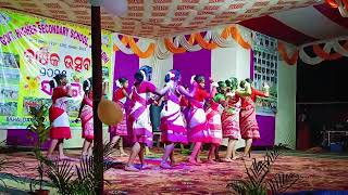 govt higher secondary school jharadihi function 2025 #dance #jhumar song #suraj vlog