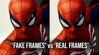 'Fake Frames' vs 'Real Frames' DLSS 3 Marvel's Spider-Man Head-to-Head