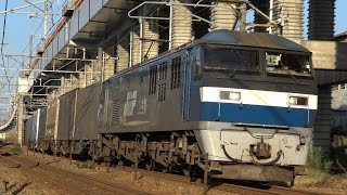 【4K】JR山陽本線　EF210-117号機牽引　5050レ貨物列車