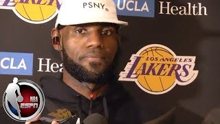 [FULL] LeBron James talks Lakers’ preseason debut vs. Nuggets | ESPN