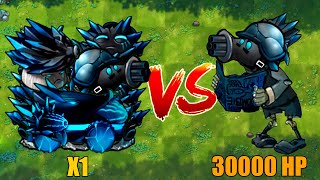 PVZ 1 Fusion Challenge!! 1 Plants Fusion VS 30000 Ultimate Cherry Shooter family - Who Will Win?