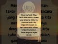 menerima takdir allah #hijrah #motivasi #islamicstatus #shorts