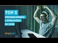 Top 5 Programming Languages To Learn in 2018 | Most Popular Programming Languages 2018 | Simplilearn