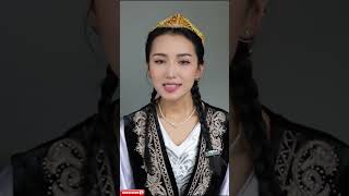 新疆美女測出十國血統，連家人都不知道！#混血 #美女 #大美新疆 | Beautiful mixed Xinjiang girl