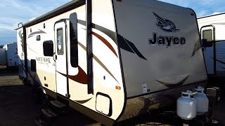 (Sold) HaylettRV.com - 2015 Jayco White Hawk 23MBH Murphy Bed Ultralite Bunkhouse Travel Trailer