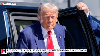 🇺🇸 ⁣President Trump Departs for Roundtable with Farmers in Chippewa Falls, Wisconsin [LIVE]