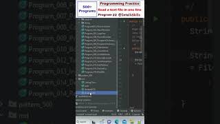 Java 11 | How to Read from Text File in Java | #Shorts #java #coding #programming #short #trending