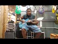 playing a used supro sahara at guitar center in las vegas nv part 1