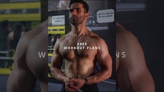 FREE WORKOUT PLANS For Fat Loss and Muscle Building!! #shorts