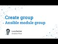 Create a group in Linux - Ansible module group