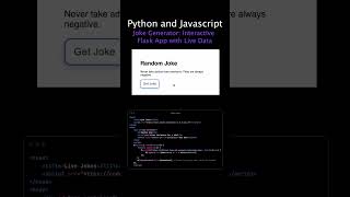 Joke Generator: Interactive Python Flask App with Live Data
