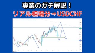 【FX】専業のガチ解説！USDCHF！