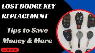 Lost Dodge Key Replacement - How to Get a New Key. (Costs, Tips, Types of Keys & More.)