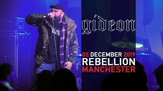 GIDEON LIVE @ REBELLION / MANCHESTER / 05 DECEMBER 2019