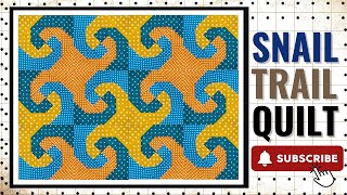 How To Make Snail Trail Quilt Block| Cushion Cover Design | Faliya ki Design | #patchwork