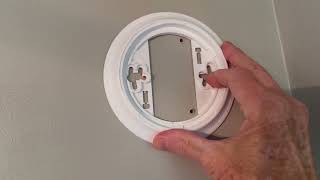 How To Install The First Alert Smoke Alarm, Battery Operated Detector with Test & Silence Button, SM