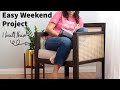 My first project with cane webbing! Building a DIY Cane Chair