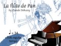 Slow La flûte de Pan by Debussy Piano Accompaniment