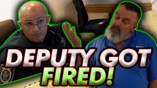 Revisit | Deputy FIRED After This Interaction with Journalist!! Cop Caught Lying to Public!