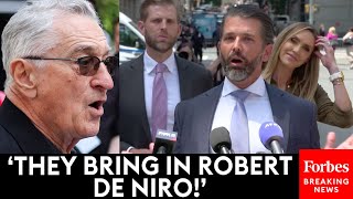 Donald Trump Jr., Eric Trump, And Lara Trump React To Robert De Niro & Biden Campaign Press Briefing