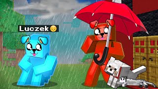 Luczek ZOSTAŁ ODRZUCONY PRZEZ BLISKICH w Minecraft😔😔