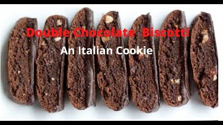 Double chocolate biscotti